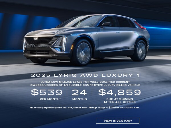 Cadillac lyriq lease price discount